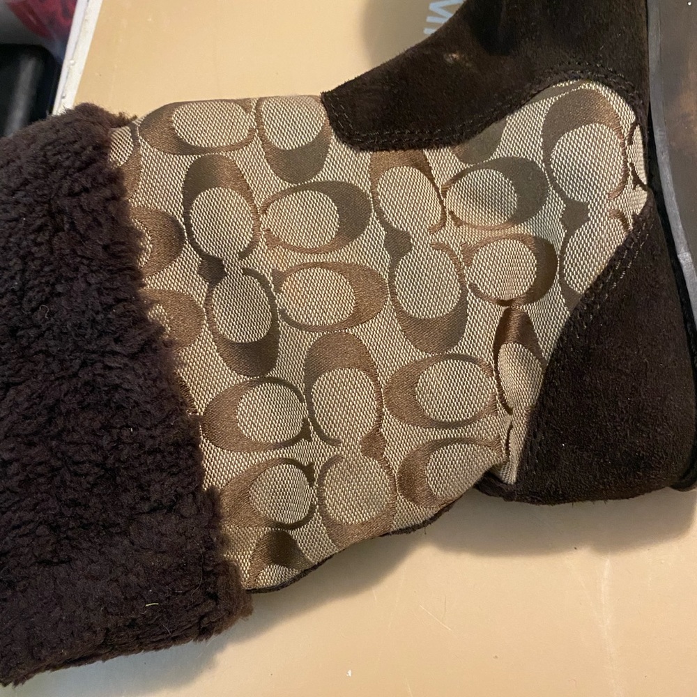 Coach authentic fur boots - Picture 5 of 8